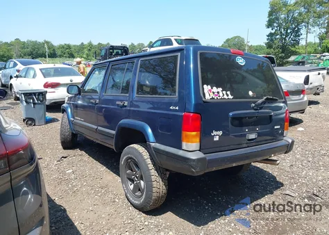 2000 Jeep Cherokee Sport from USA, damaged, VIN 1J4FF48S7YL120307